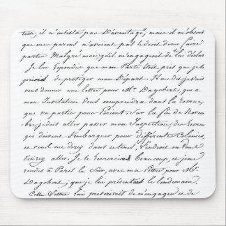 French Paris Script Mouse Mat