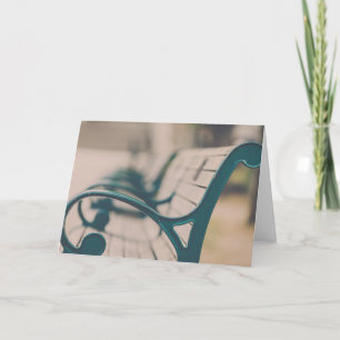 French Park Bench Card