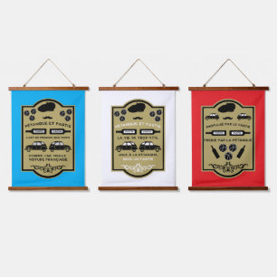 French Pastis Pétanque Hanging Tapestry