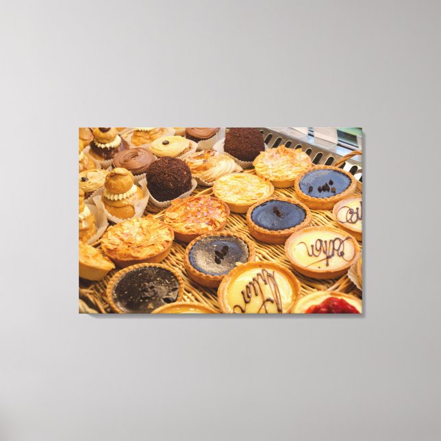 French Pastries, Paris, France Canvas Print (Front)
