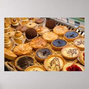 French Pastries, Paris, France Poster