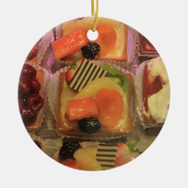 French pastry Christmas ornament (Front)