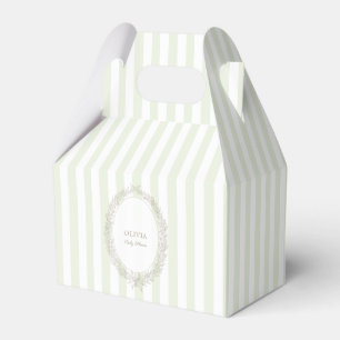 French Patisserie Boulangerie Mint Green  Favour Box