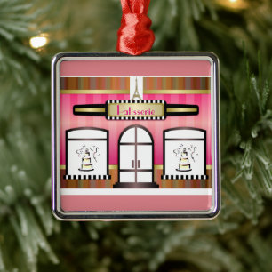 French Patisserie Eiffel Tower Paris Ornament