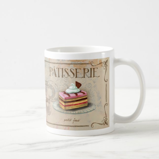 French Patisserie Illustrated Mug (Right)