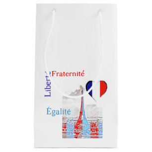 French patriotic small gift bag