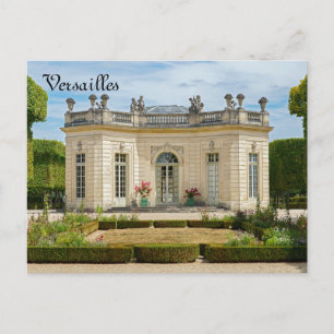French Pavilion and French Garden in Versailles Postcard