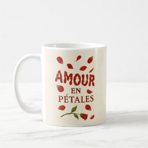 French Petal‑Rose Minimalist Mug