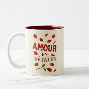 French Petal‑Rose Minimalist Mug