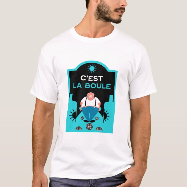 French Pétanque Bocce T-Shirt (Front)