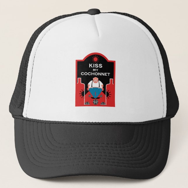 French Pétanque Bocce Trucker Hat (Front)