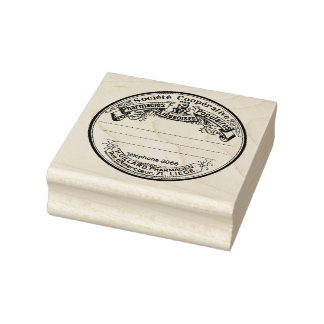 French Pharmacy Vintage Rubber Art Stamp