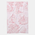 French Pink Toile de Juoy Vintage Pattern