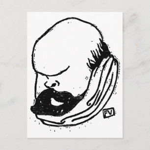 French poet Paul Verlaine by Felix Vallotton Postcard