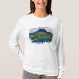 French Polynesia, Bora Bora. Aerial view of T-Shirt