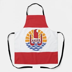 French Polynesia Flag Apron