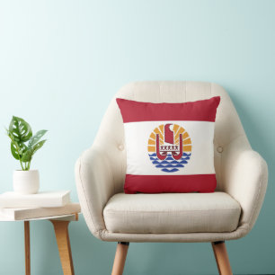 French Polynesia flag Cushion