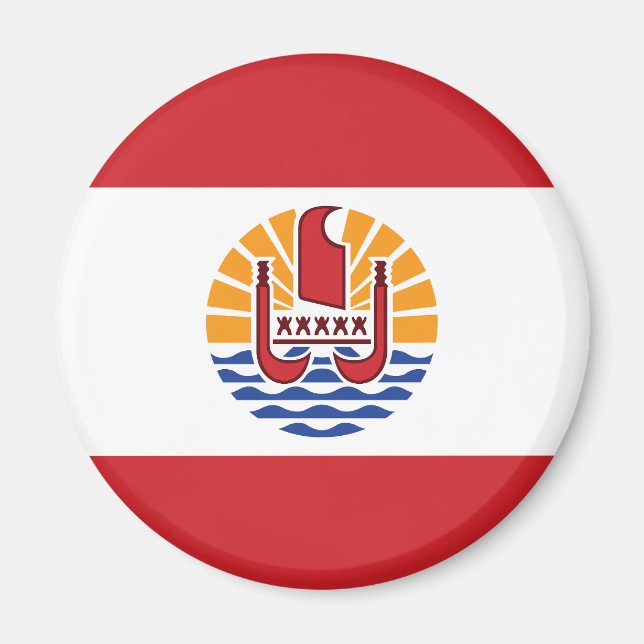 French Polynesia Flag Magnet (Front)