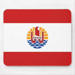 French Polynesia Flag Mousepad