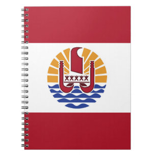 French Polynesia flag Notebook