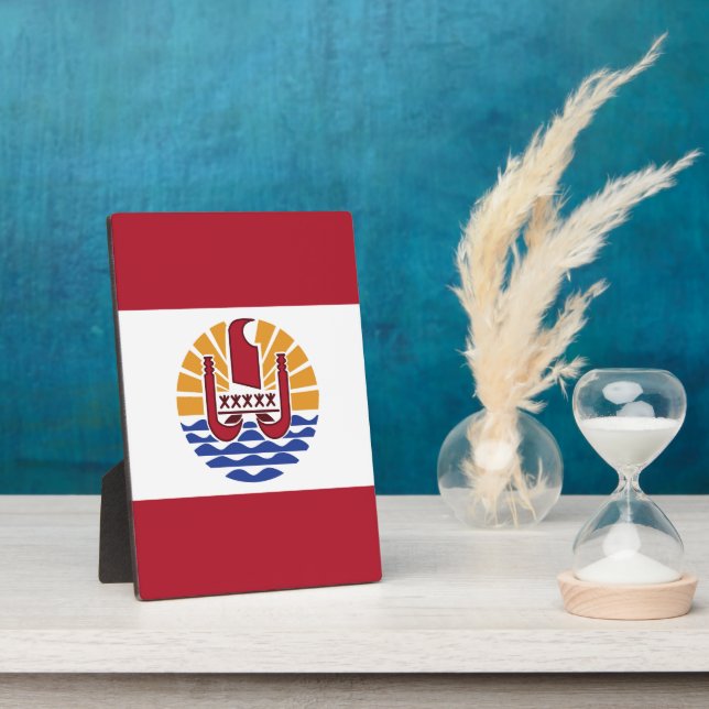 French Polynesia flag Plaque (Side)