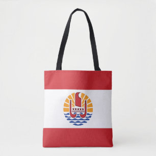 French Polynesia Flag Tote Bag