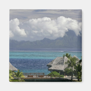 French Polynesia, Moorea. A view of the island Magnet