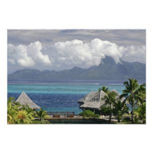 French Polynesia, Moorea. A view of the island Photo Print