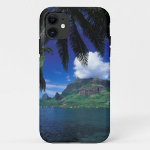 French Polynesia, Moorea. Cooks Bay. Green iPhone 11 Case