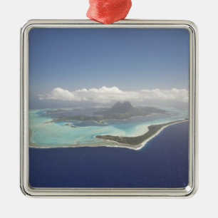 French Polynesia, Tahiti, Bora Bora. The Metal Tree Decoration