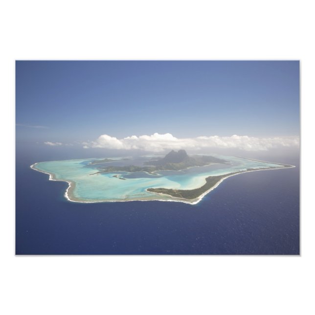 French Polynesia, Tahiti, Bora Bora. The Photo Print (Front)