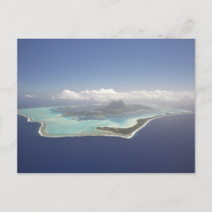 French Polynesia, Tahiti, Bora Bora. The Postcard