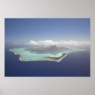 French Polynesia, Tahiti, Bora Bora. The Poster