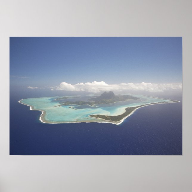 French Polynesia, Tahiti, Bora Bora. The Poster (Front)