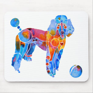 French Poodle Mouse Mat