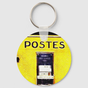 French Post Box Key Ring