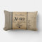 French Postage Burlap Vintage