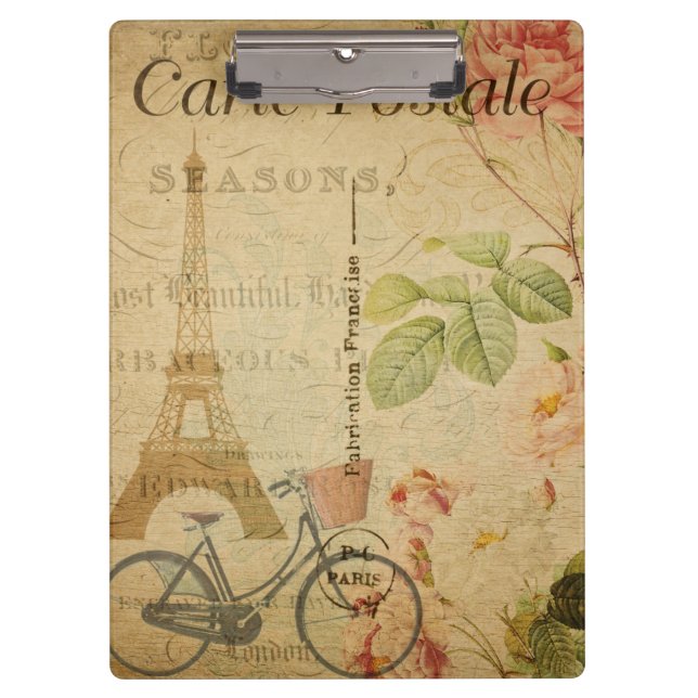 French Postcard Clipboard (Front)