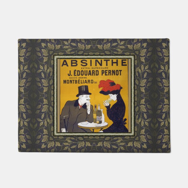 French Postcard Door Mat (Front)