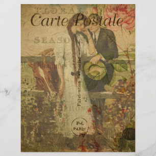 French Postcard Flyer