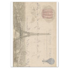 French Postcard Image Transfer Sheet