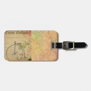 French Postcard Luggage Tag