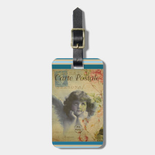 French Postcard Luggage Tag