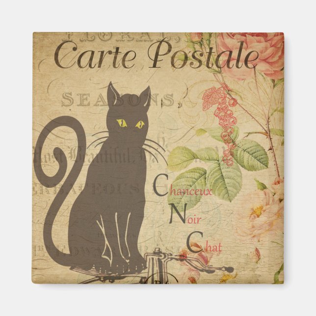French Postcard Magnet (Front)