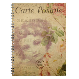 French Postcard Notebook