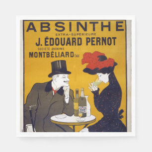 French Postcard Paper Napkin
