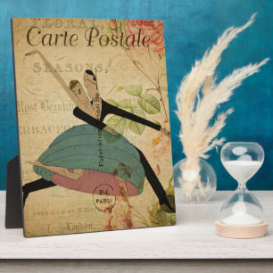 French Postcard Plaque