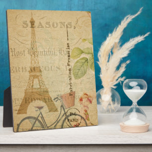 French Postcard Plaque