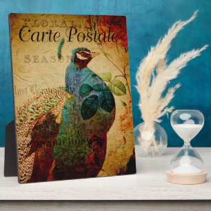 French Postcard Plaque