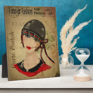 French Postcard Plaque